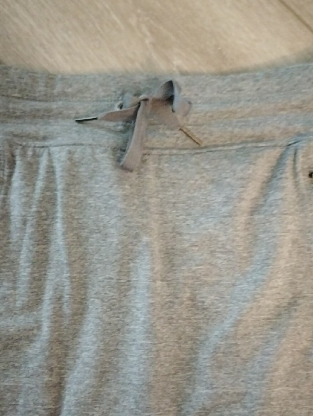 Tangerine Heather Gray Drawstring Mini Skirt with Zip Pockets - Picture 15 of 15